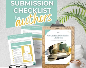 Lista di controllo per l'invio del manoscritto - Guida alla ricerca e alla pubblicazione per autori - Pianificatore di scrittura per l'autopubblicazione - Download immediato RISORSA