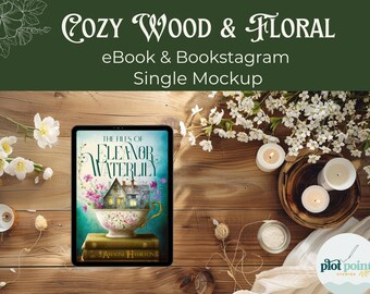 SZABLON MAKIETY E-BOOKA Canva | Szablon e-booka | Bookish Flatlay | Minimalistyczny mockup | Mockup Kdp | Szablony Bookstagram | Mockup książki Canva