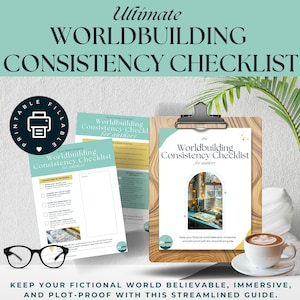 Worldbuilding Checklist for Writers: Fantasy & Sci-Fi Setting Development (PDF Tool