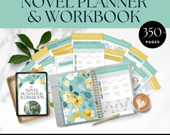 Novel Writing Printable - Novel Writing Planner - Printable Workbook for Authors - Story Outline Templates - Digital Download -  RESOURCE