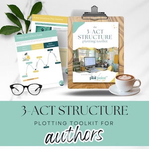 Goodnotes Novel Writing Template, 3-Act Structure Plotting Toolkit, Story Outline, Character Arcs, Novel Writing for GoodNotes & Digital Use