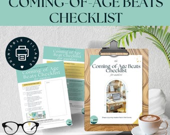 Coming-of-Age Story Beat Sheet: Character Arc Checklist (PDF Download