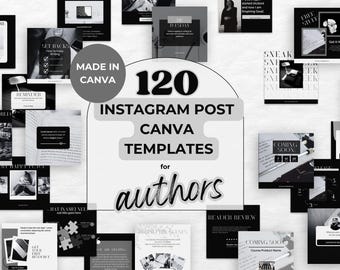 Social Media Templates für Autoren, Instagram für Autoren, Autor Social Media Posts, Autor Instagram, Autorer Social Media Posts: PPBW