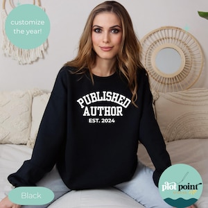 Auteursweater - cadeau voor nieuwe auteur - toekomstige bestsellerauteur - gepersonaliseerde schrijverskleding