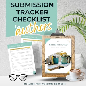 Outil de suivi des soumissions d'auteurs - Organisateur de requêtes et de publications - Planificateur de rédaction numérique - Outil de suivi des requêtes d'agent auto-éditeur