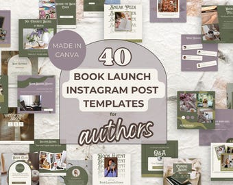 Social Media Posts for Authors, Romance Author Instagram Templates, Instagram for Authors, Writer Instagram,Writers Social Media Posts:PPCC