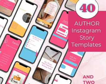 著者向けInstagram、Bookstagramテンプレート、デジタルダウンロード、作家向けInstagramテンプレート、Canvaテンプレート、著者ブランディング、書籍発売：SHER