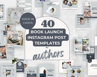 美学、書籍の発売、Instagram投稿、Canvaテンプレート、作家のソーシャルメディア投稿、著者のInstagramアイデア、Bookstagramテンプレート：PPML