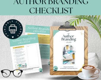 Author Branding Checklist: Writer Platform Strategy Guide (Fillable PDF Download