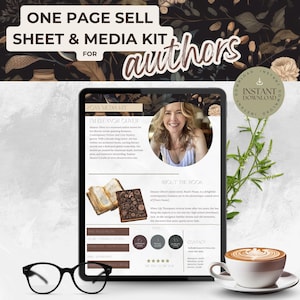 DARK ACADEMIA Author, Canva Template, Media Kit, Author Canva Templates, Book Launch, Marketing Tools for Writers, Book Release PPDA