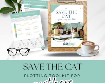 Goodnotes Novel Writing Template, Save the Cat Plot Template Outline, Plotting Worksheets, Story Structure, Digital Novel Outline RESOURCE