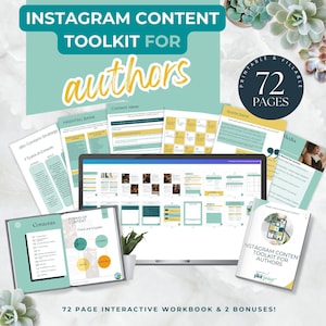 Instagram für Autoren, Content Toolkit, Autor Social Media, Autor Buch Präsentation, Autor Social Media, Autor Inhalt Kalender