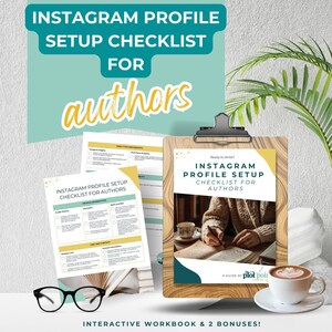 Instagram Author Profile Setup Checklist (Digital Printable)