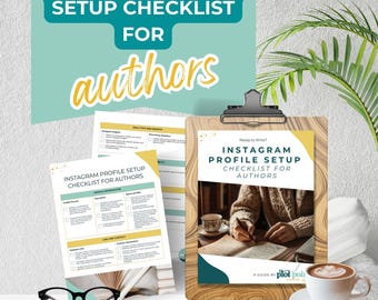 Lista di controllo per la configurazione del profilo autore di Instagram (versione digitale stampabile)