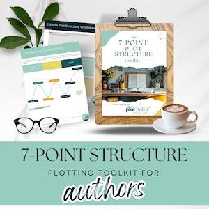 Goodnotes小説執筆テンプレート、7ポイント構成プロットツールキット、ストーリーアウトライン、キャラクターアーク、GoodNotesとデジタル小説執筆