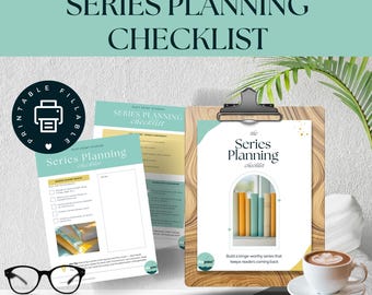Lista de verificación para la planificación de series: recurso para escritores de novelas (descarga digital)
