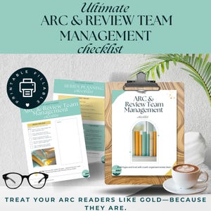 Lista kontrolna zespołu recenzentów ARC: Planer premiery książki autora (pobranie cyfrowe)