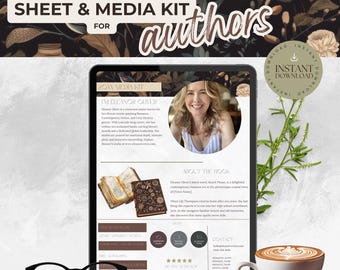 DARK ACADEMIA Author, Canva Template, Media Kit, Author Canva Templates, Book Launch, Marketing Tools for Writers, Book Release PPDA