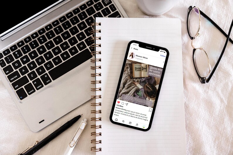 Bookstagram Post Templates, Book Marketing, Book Launch, COTTAGECORE Templates, Instagram Aesthetic,Book Lovers,Bookstagram Canva PPCC image 5