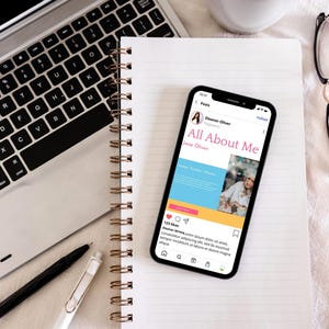 Marketing książek | Media społecznościowe | Pobieranie cyfrowe | Szablony Canva | Pakiet szablonów na Instagram dla pisarzy | Szablon na Instagram dla autorów SHER zdjęcie 3