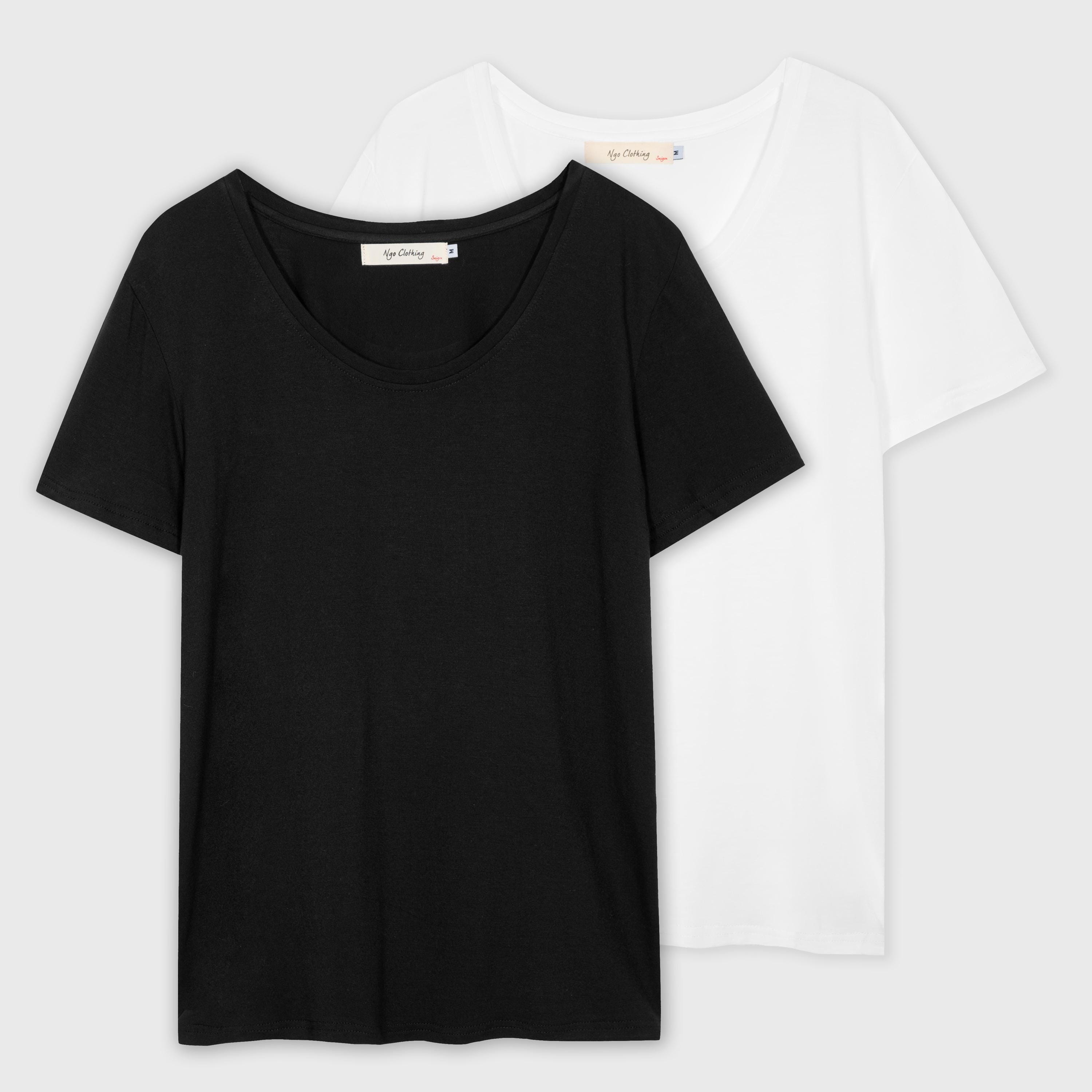 T-shirt Donna Angcoco A Maniche Lunghe Con Foro Per Il Pollice – Scollo Tondo, Vita Arricciata, Elastica – Per Danza, Yoga, Tempo Libero (colori A Contrasto)