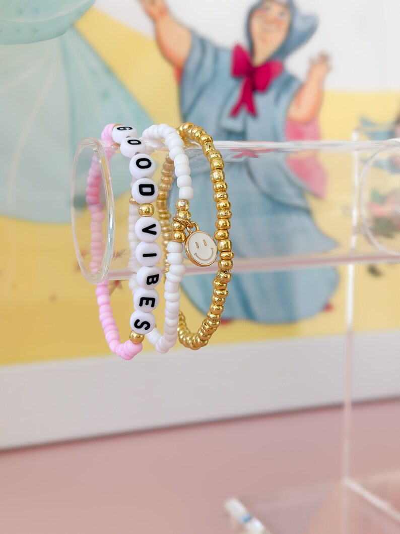 Good Vibes Bracelet Stack Bracelets Friendship Bracelets Bracelet Stack