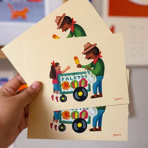 Paletero Man | 5x7 Print | Hispanic Heritage Month