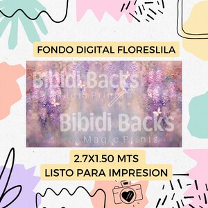 Lila Blumen Digitaler Hintergrund (Hintergründe und Elemente +300 dpi) separat druckbereit PNG JPG ClipArt