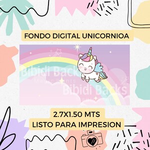 EINHORN Digitaler Hintergrund (Hintergründe und Elemente +300 dpi) separat druckbereit PNG JPG ClipArt