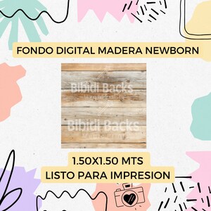 Digitaler Hintergrund für Neugeborene aus Holz (Hintergründe und Elemente +300 dpi), separat zum Drucken bereit, PNG JPG ClipArt