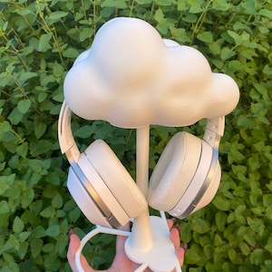 Cloud Headphone Stand - Cute Gaming Accessories - Kawaii Gamer Girl - STL - Digital Download