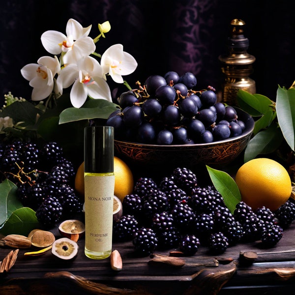 Mona Noir Perfume Oil, Body Oil, Bum Firming Oil | truffle, ylang, blackcurrant, orchid, lotus, patchouli, sandalwood | Organic & Vegan