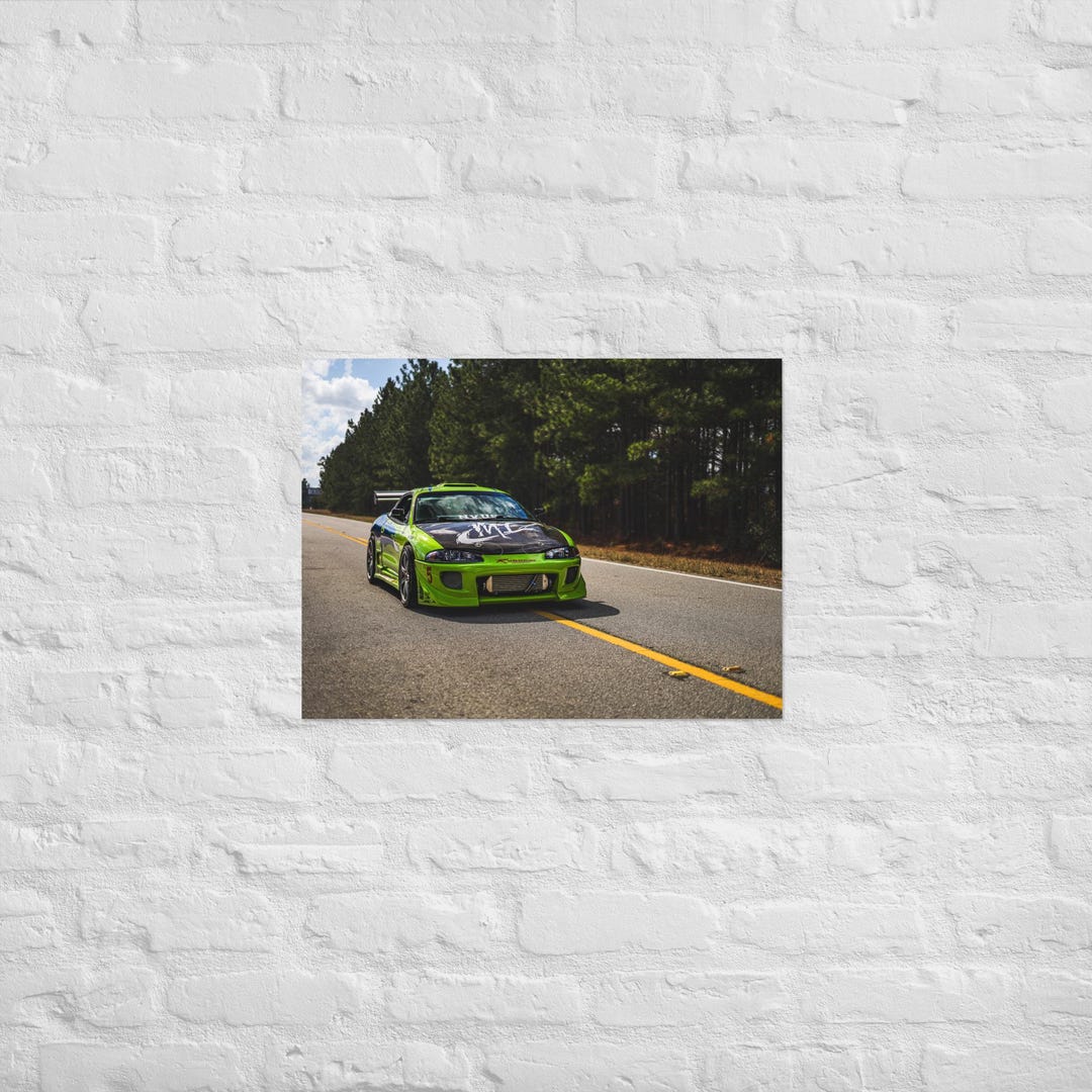 Fast and Furious Paul Walker Mitsubishi Eclipse Automotive Poster - Etsy