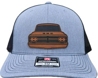 1970 GMC Truck Laser Engraved Leatherette Patch Hat