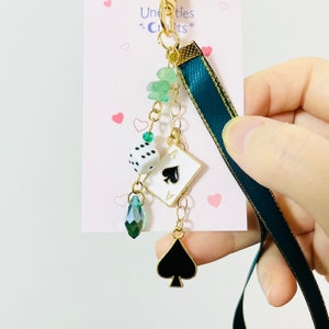 Aventurine hsr keychain/phone charm | Honkai Star Rail inspired accessories | anime keychain | cosplay | cute phone charm | Ten Stonehearts