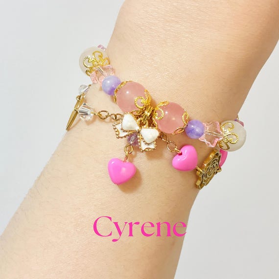 Grossiste Bracelet fantaisie turquoise coeurs dorés