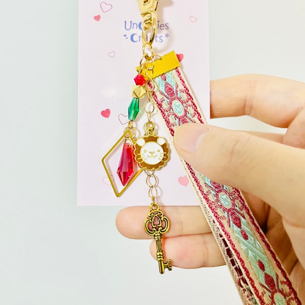 Kaveh keychain/phone charm | Genshin impact inspired accessories | cute anime phone charm | kawaii lion keychain | cosplay jewelry