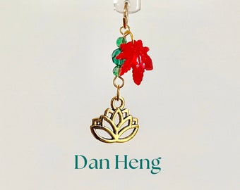 Dan Heng dust plug Honkai Star Rail | hsr inspired accessories | Imbibitor Lunae | lotus phone kindle charm | switch charm | anime cosplay