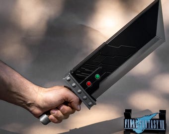 Buster Sword Card Holder | Final Fantasy Deck Box | MTG Organizer Display | Geek Gift for Him | Cloud Strife Sword Replica