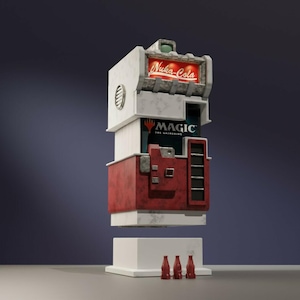 MTG Fallout Deck Box – Nuka-Cola Machine Edition | Compatible Commander