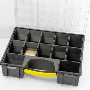 Organizador de mazos de MTG Commander: estilo caja de herramientas con insertos