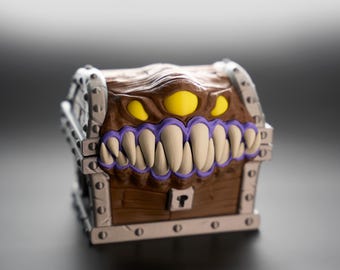 Mimic Chest Deck Box - 100+ Double-Sleeved Card Storage