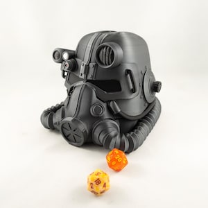 Deck Box Fallout Power Armor – Cadeau Magic the Gathering | Stockage de science-fiction Commander EDH | 100 porte-cartes