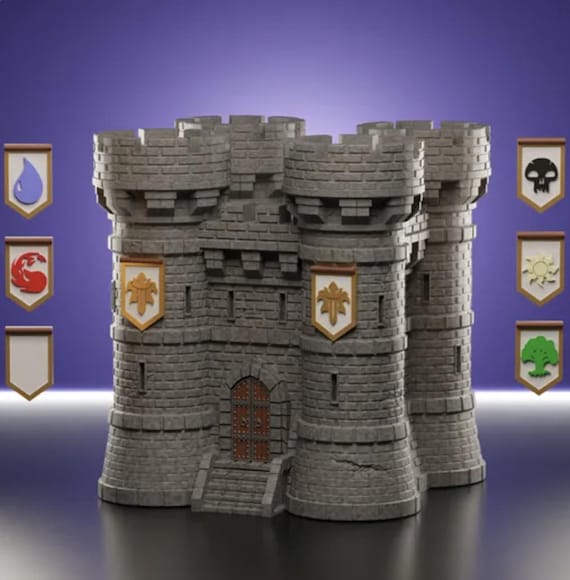 Medieval Castle MTG Deck Box: Holds 100 Sleeved Cards Medieval Castle MTG Deck Box: Holds 100 Sleeved Cards