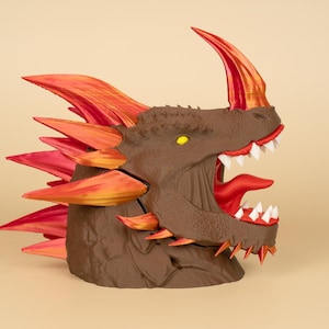 MTG Dragon Cardholder  | TTRPG & MTG Accessory | Holds 100+ Cards | Magic the Gathering