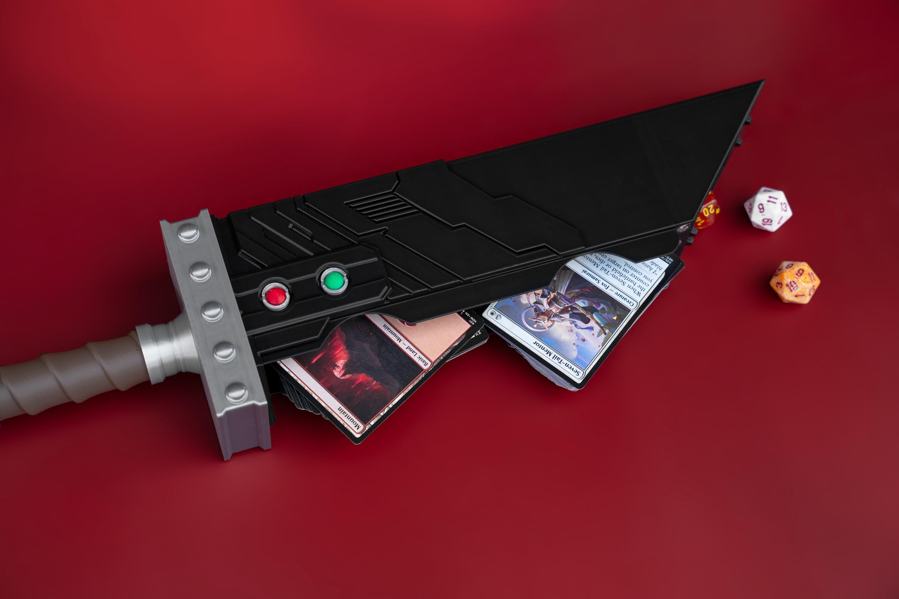 Buster Sword Card Holder | Final Fantasy Display Hidden