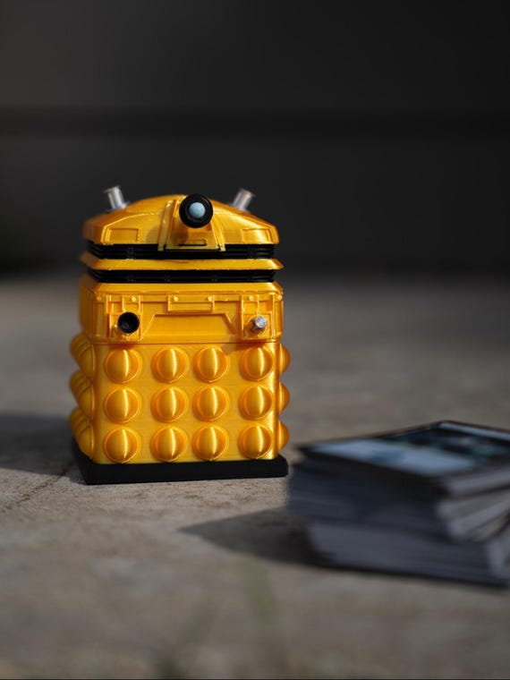 MTG Commander Deck Box 100+ Double Sleeved Sci-fi Robot Card Storage Case - Etsy MTG Commander Deck Box 100+ Double Sleeved Sci-fi Robot Card Storage Case - Etsy