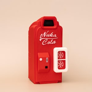 Caja de mazos de Commander para MTG (más de 100 unidades, doble funda): almacenamiento de cartas en máquina expendedora retro de Fallout