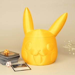 Porte-cartes Pikachu - Deck Pokemon amusant avec couvercle