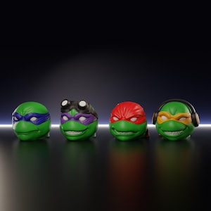 Turtle Squad Commander Deck Box – Mutant Turtle Heads Card Holder with Hidden Dice Compartment | 100 Card MTG Storage Case